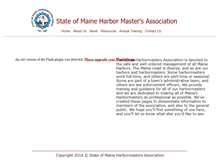 Tablet Screenshot of maineharbormasters.org